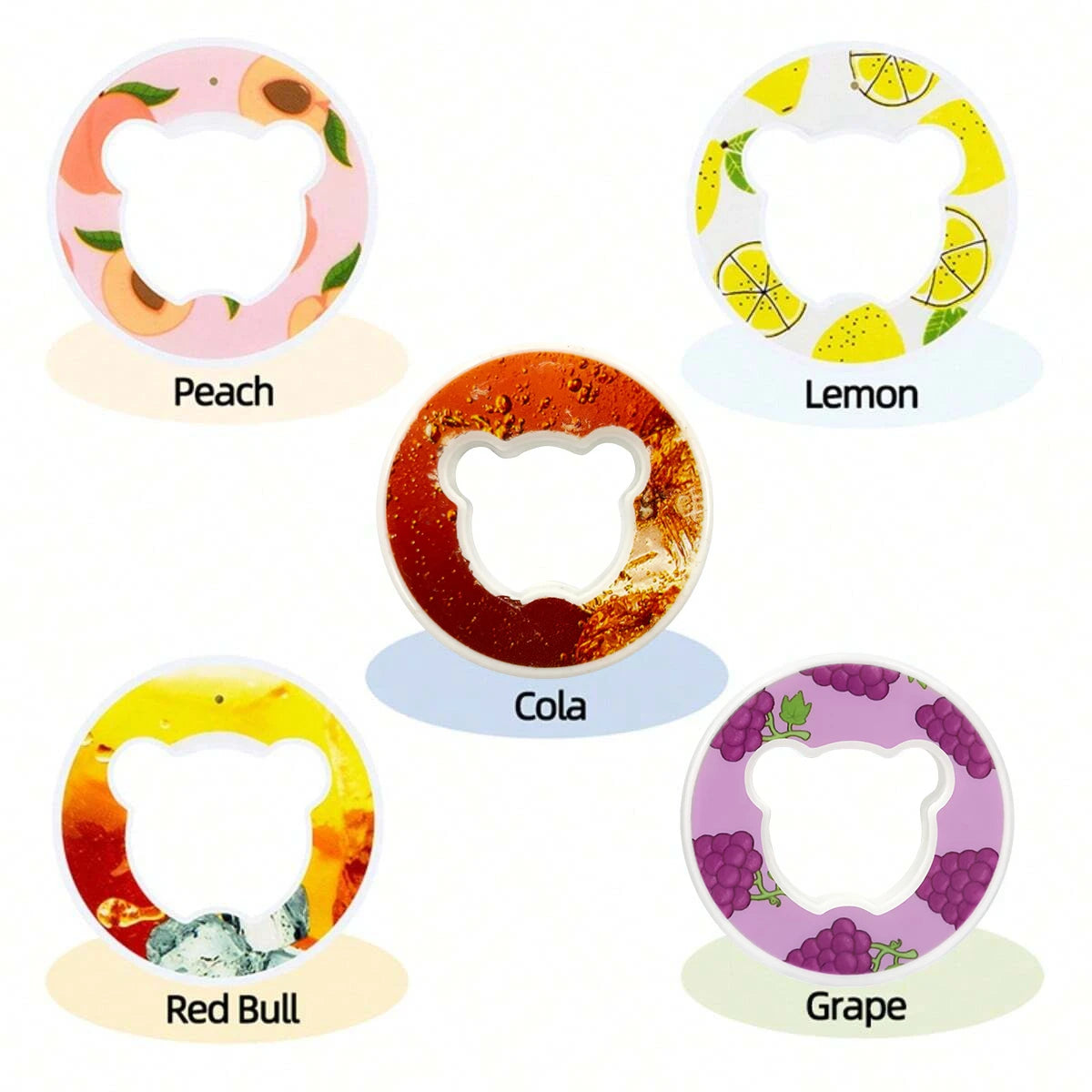 Driply Bear Fruit Drink Flavor Pod | 0 Sugar | 0 Calorie